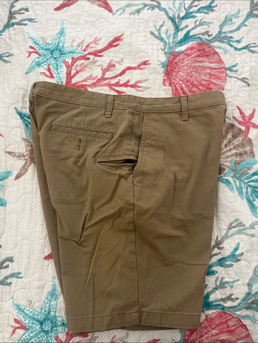 Dockers Men's Flat Front Shorts - khaki